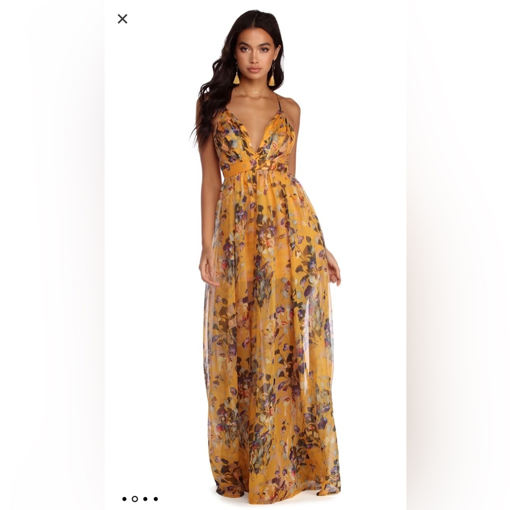 Leanna My Sunshine Floral Dress
